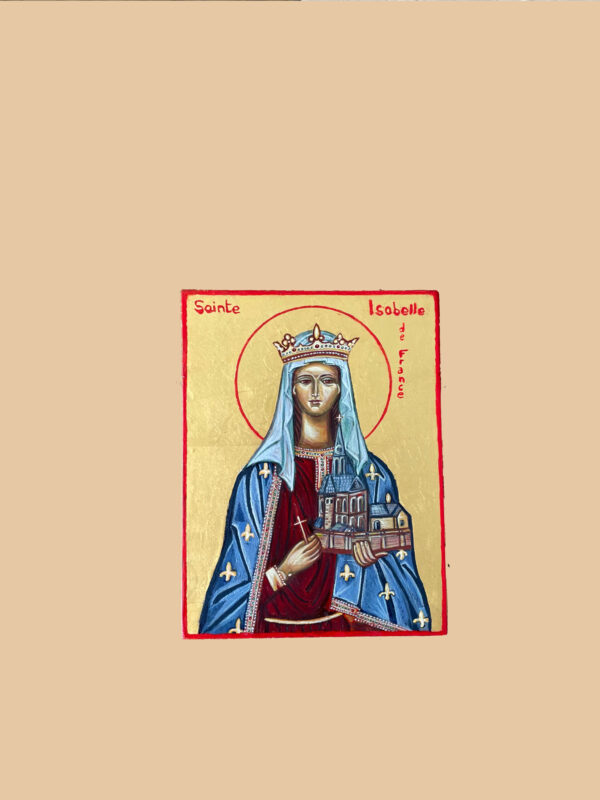 Handmade Icon - St. Isabelle of France