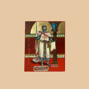 Handmade Icon - Godefroy de Bouillon