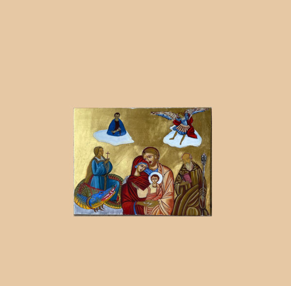 Handmade Icon - The Holy Family
