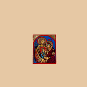 Handmade Icon - The Holy Family