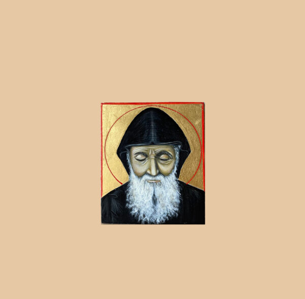 Handmade Icon - Saint Charbel